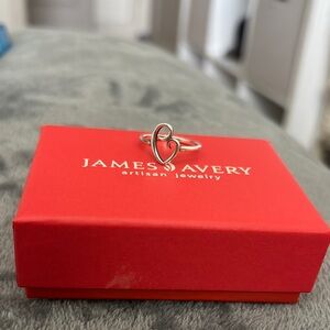 James Avery Silver Delicate Mothers Love Ring